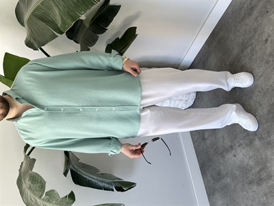 Giesto Fresh Keten Gömlek Mint Yeşili