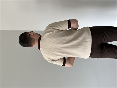 Hemşire Yaka Triko Krem 