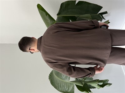 Kahverengi Premium Modal Oversize Takım