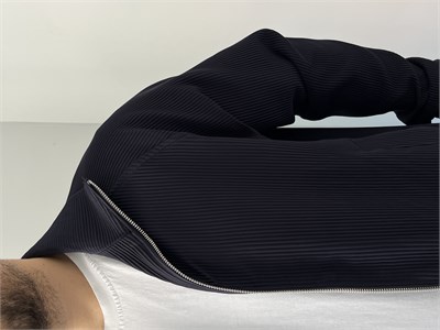 Oversize Fitilli Ceket Pantolon Lacivert