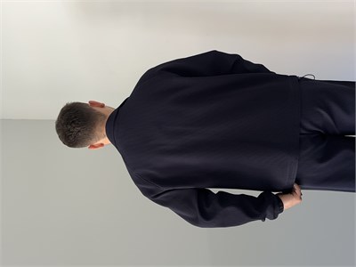 Oversize Fitilli Ceket Pantolon Lacivert