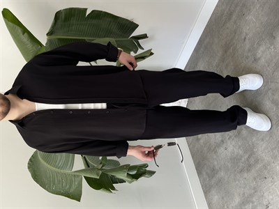 Siyah Premium Modal Oversize Takım