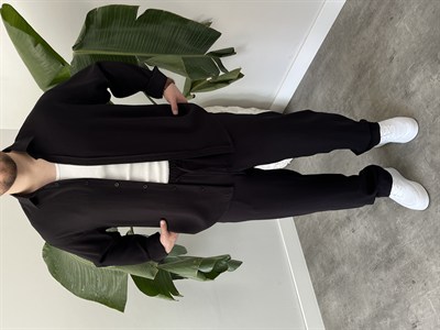 Siyah Premium Modal Oversize Takım