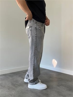 We 11 Baggy Jean Açık Gri 