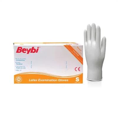 Beybi Pudralı Muayene Eldiveni (S / M / L / XL)