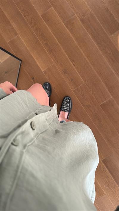 Çağla Yeşil Oversize Gömlek