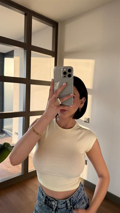 Dar Basic Sarı T-Shirt