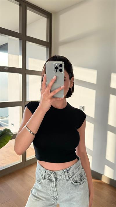 Dar Basic Siyah T-Shirt