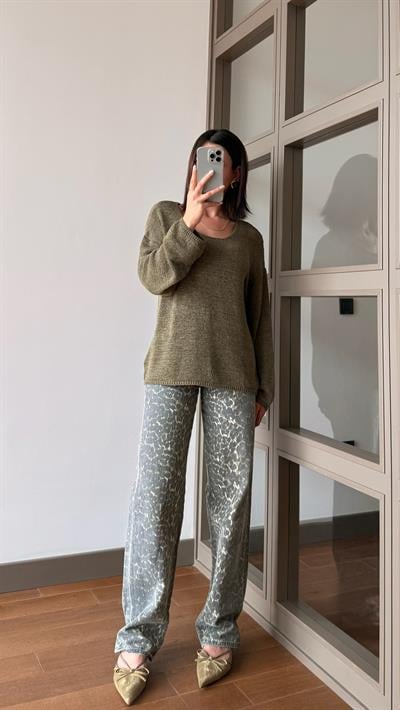 Orjinal Marka Yeşil Triko