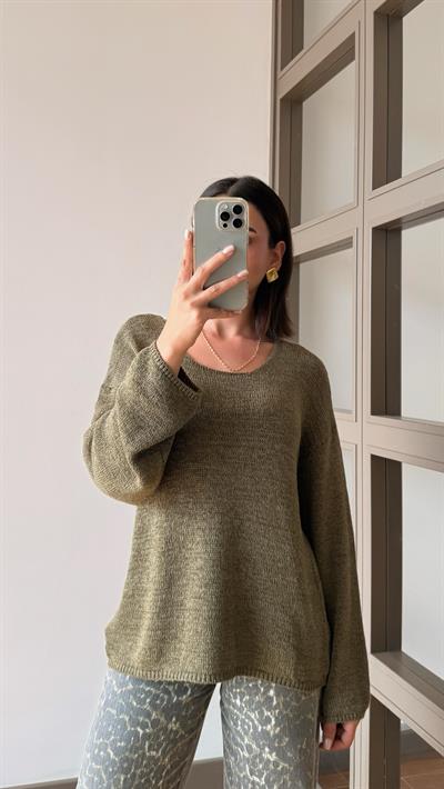 Orjinal Marka Yeşil Triko