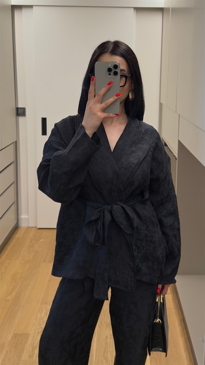 Özel Kumaş Kimono Takım