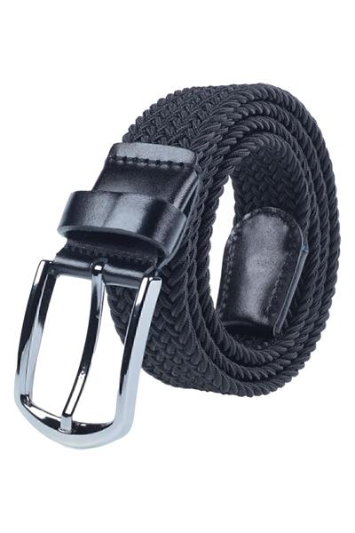 Dokuma Örgülü Erkek Kemer Elastik, Streç Özellikli
