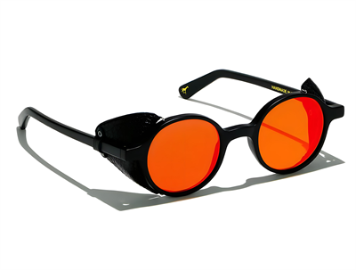 L.G.R Reunion Flap Black Matt 22/Flat Red Mirror 5354 48-23