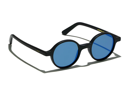 L.G.R L.G.R Reunion Black Matt 22/Flat Blue Mirror 4663 48-23
