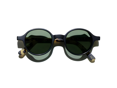 L.G.R L.G.R Reunion Explorer Black Matt/Hvn Tartarugato 5495 48-23