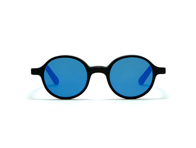 L.G.R L.G.R Reunion Black Matt 22/Flat Blue Mirror 4663 48-23