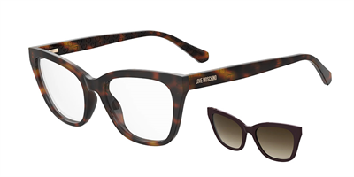 LOVE MOSCHINO MOL071/CS (Güneş Klipsli) MFX 53 Kadın Güneş Gözlüğü