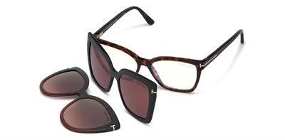 TOM FORD FT 5641-B (Çift Güneş Klipsli) 054 53