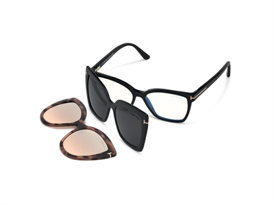 TOM FORD FT 5641-B (Çift Güneş Klipsli) 001 53