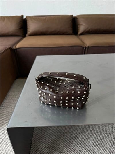 Acı Kahve Metal Troklu Berry Çanta