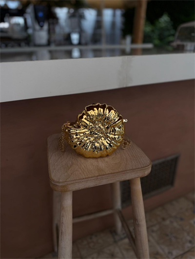 Altın Sarısı Plaka Sun Çanta