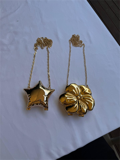 Altın Sarısı Mini Yıldız Plaka Çanta