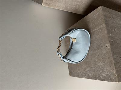 Bebe Mavisi Mini Oval Çapraz Askılı Çanta