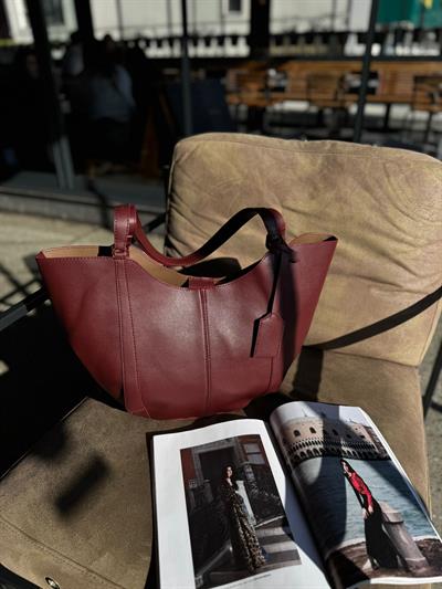 Bordo Marka Model Big Çanta