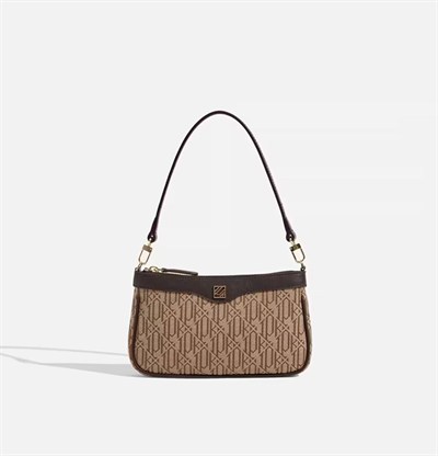 Camel Desenli Baget Marka Model Çanta