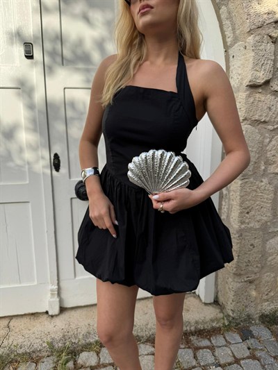 Gümüş Deniz Kabuğu Plaka Çanta