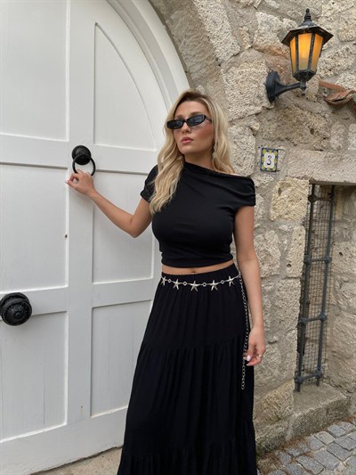 Gümüş Deniz Yıldızı Detaylı Kemer