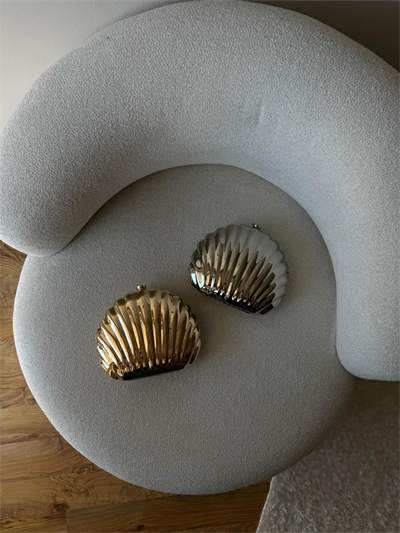 Gümüş İstiridye Plaka Çanta