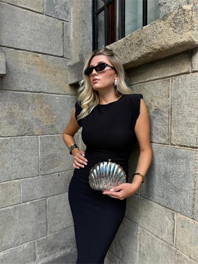 Gümüş İstiridye Plaka Çanta