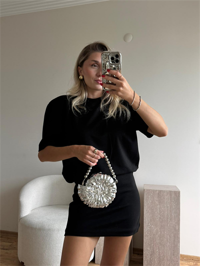 Gümüş Plaka Sun Çanta