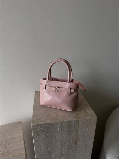 Pembe Mini Manu Çapraz Askılı Çanta