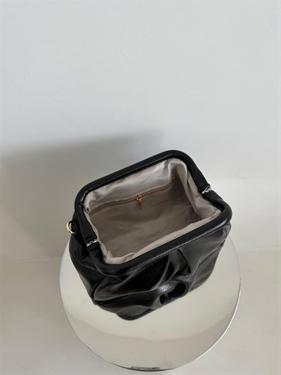 Siyah Clutch Çapraz Askılı Sofia Çanta