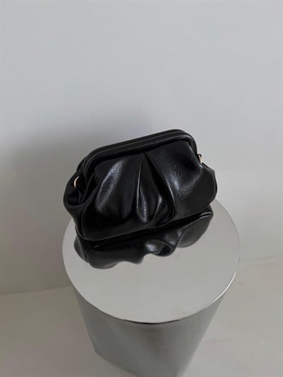 Siyah Clutch Çapraz Askılı Sofia Çanta