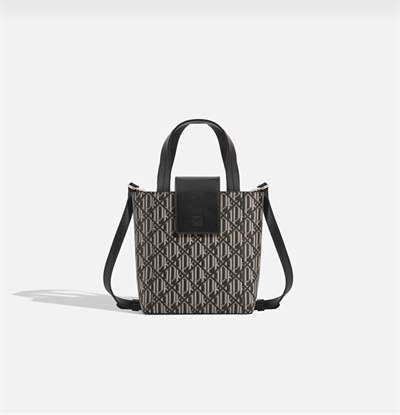 Siyah Krem Marka Model Soi Çanta