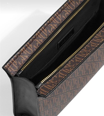 Siyah-Taba Marka Model Clutch Çanta