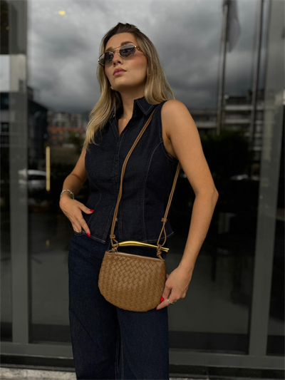 Taba Botte Örgü Desen Çanta