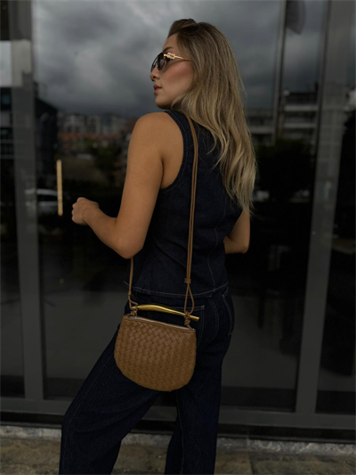 Taba Botte Örgü Desen Çanta