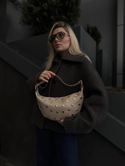 Vizon Trock Detaylı Oval Ambience Çapraz Askılı Çanta