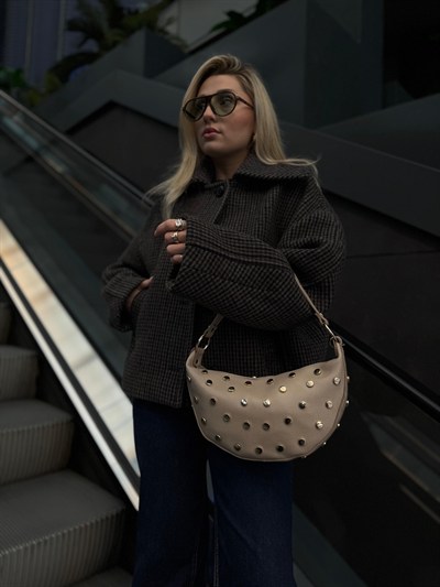 Vizon Trock Detaylı Oval Ambience Çapraz Askılı Çanta