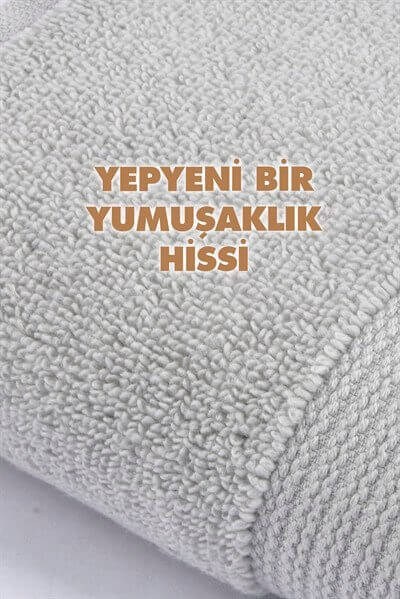 PURE GRİ BANYO HAVLUSU 
