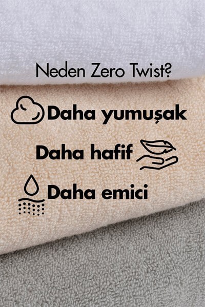 PURE GRİ BANYO HAVLUSU 