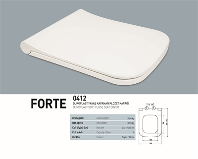 NKP Forte Klozet Kapak Droplast