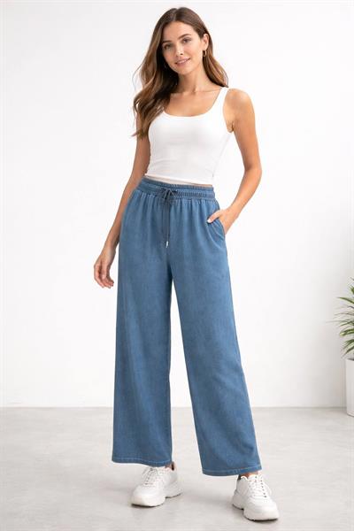 Tencel Bol Paça Pantolon – Akışkan Doku, Rahat Kalıp