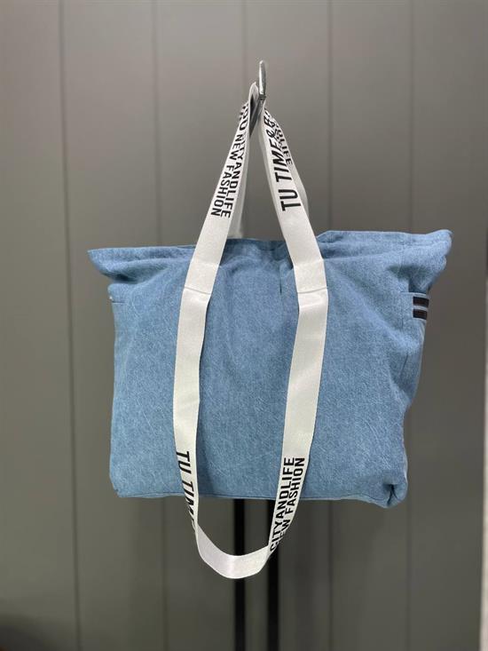 Denim Tote Çanta 01