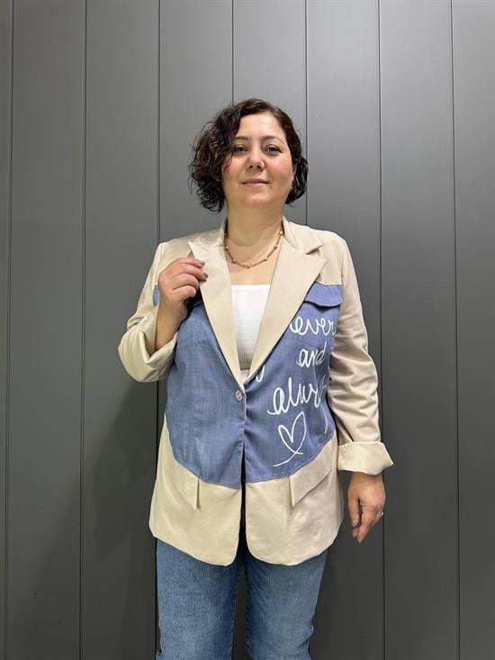 İtalyan Tasarım Astarlı Mevsimlik Ceket