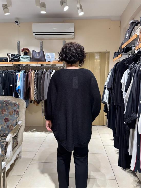 Leopar Desenli Pamuklu Merserize Oversize Bluz